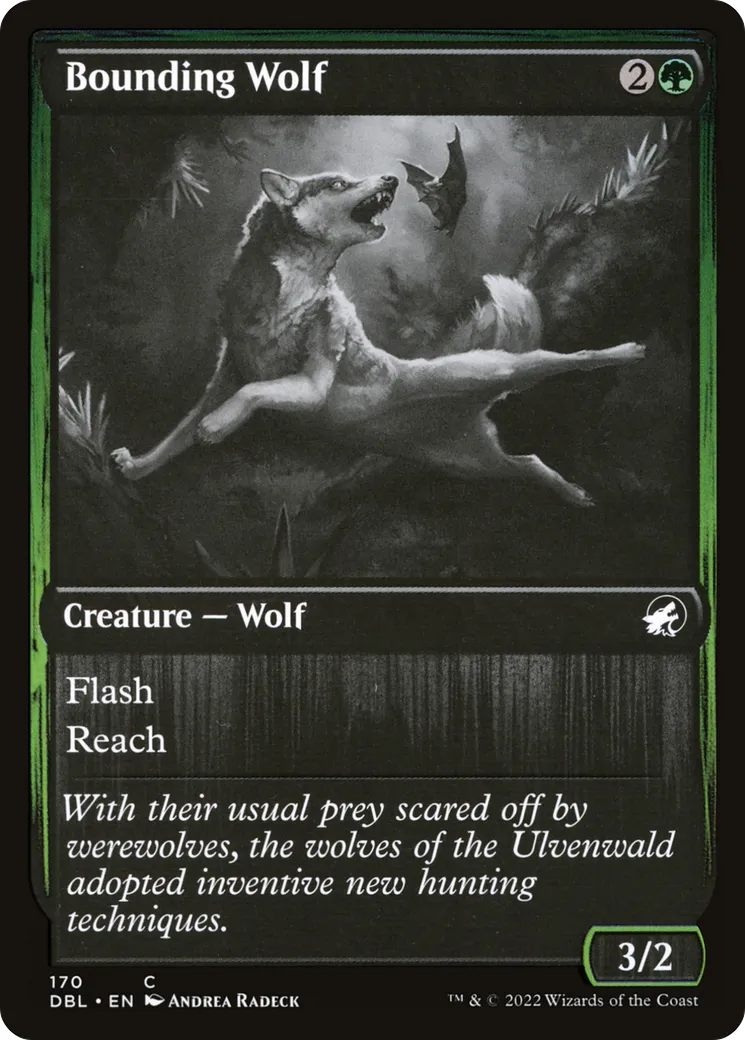 Bounding Wolf — Innistrad: Double Feature — Magic: The Gathering