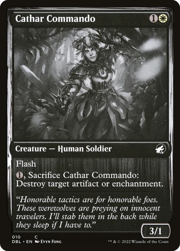 Cathar Commando — Innistrad: Double Feature — Magic: The Gathering