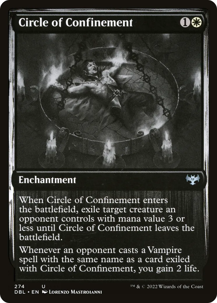 Cercle de confinement — Innistrad: Double Feature — Magic: The Gathering