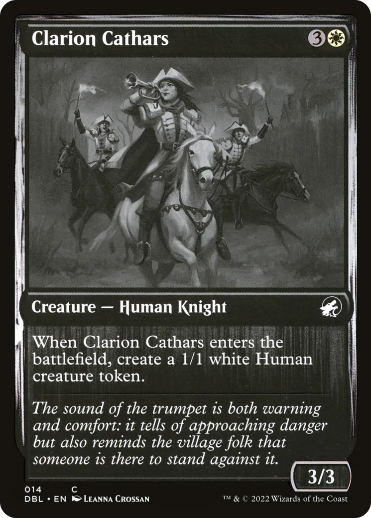 Clarion Cathars — Innistrad: Double Feature — Magic: The Gathering