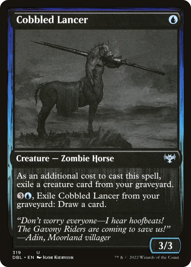 Cobbled Lancer — Innistrad: Double Feature — Magic: The Gathering