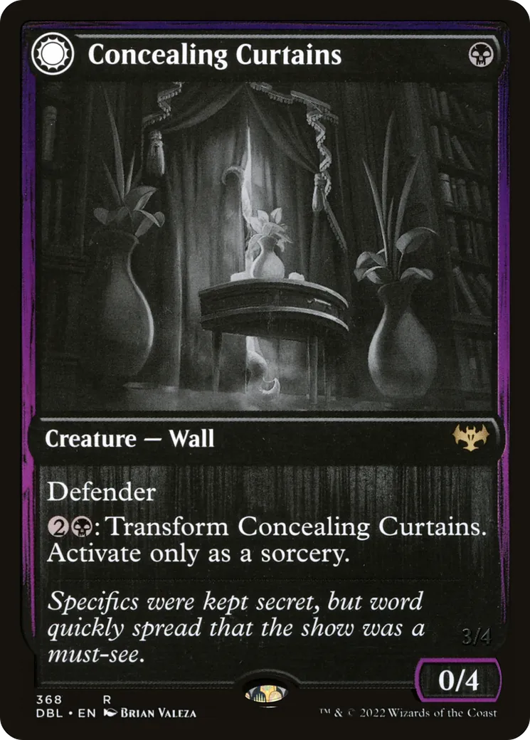 Concealing Curtains // Revealing Eye — Innistrad: Double Feature — Magic: The Gathering