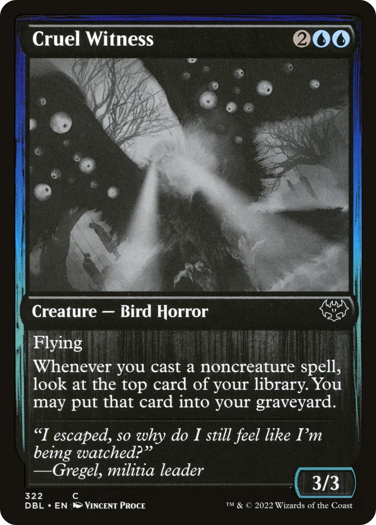 Cruel Witness — Innistrad: Double Feature — Magic: The Gathering