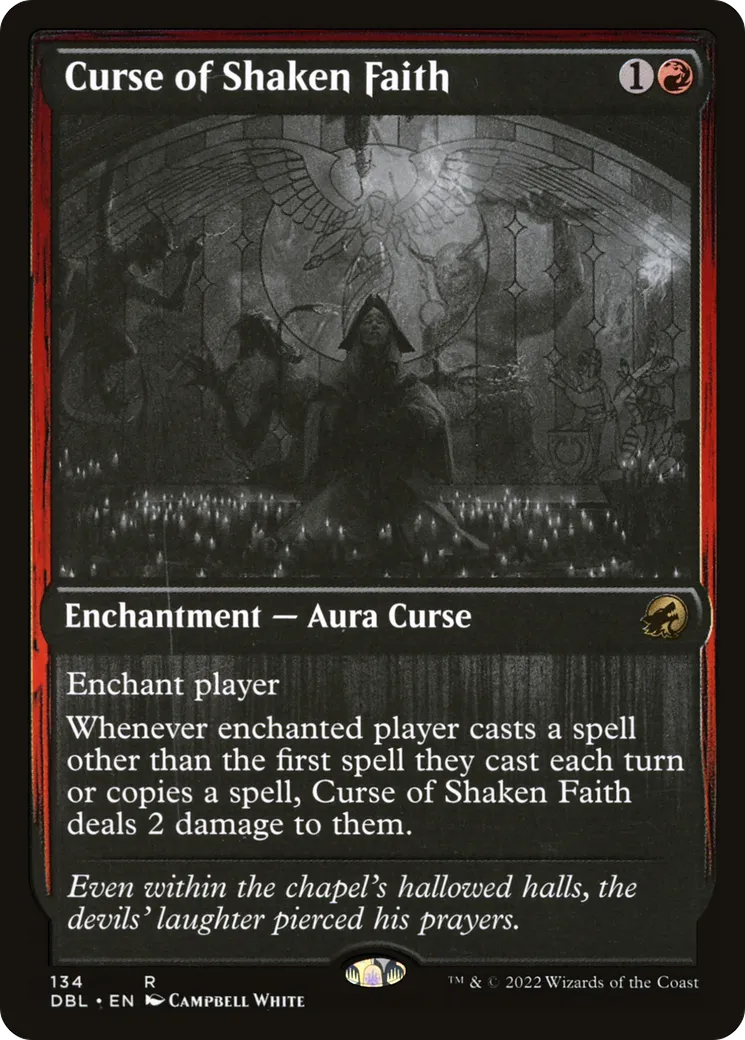Curse of Shaken Faith — Innistrad: Double Feature — Magic: The Gathering