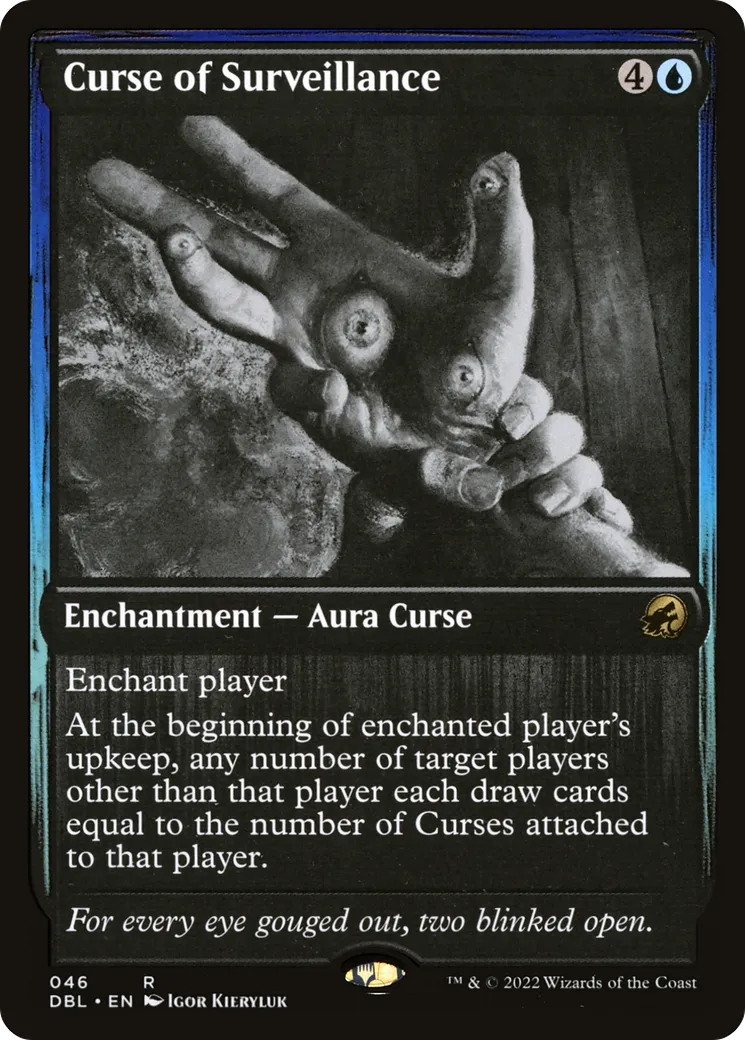 Curse of Surveillance from Innistrad: Double Feature - Magic: The Gathering