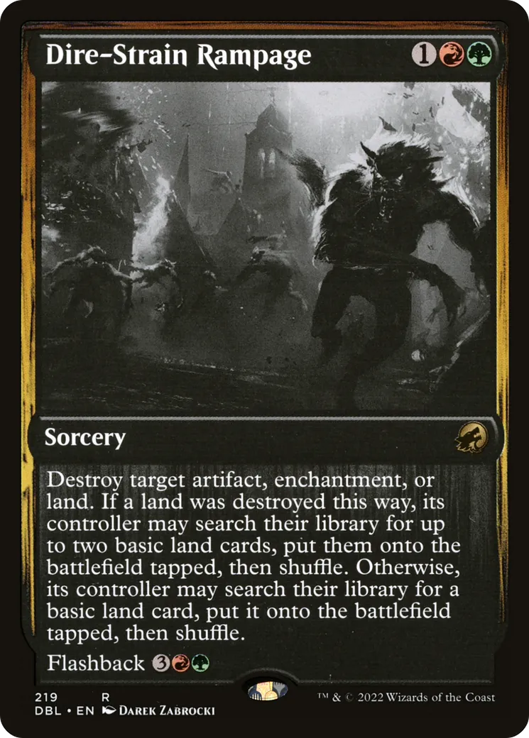 Dire-Strain Rampage — Innistrad: Double Feature — Magic: The Gathering