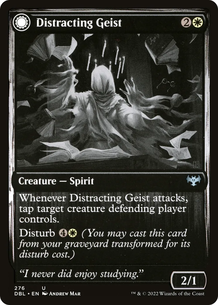 Distracting Geist // Clever Distraction — Innistrad: Double Feature — Magic: The Gathering