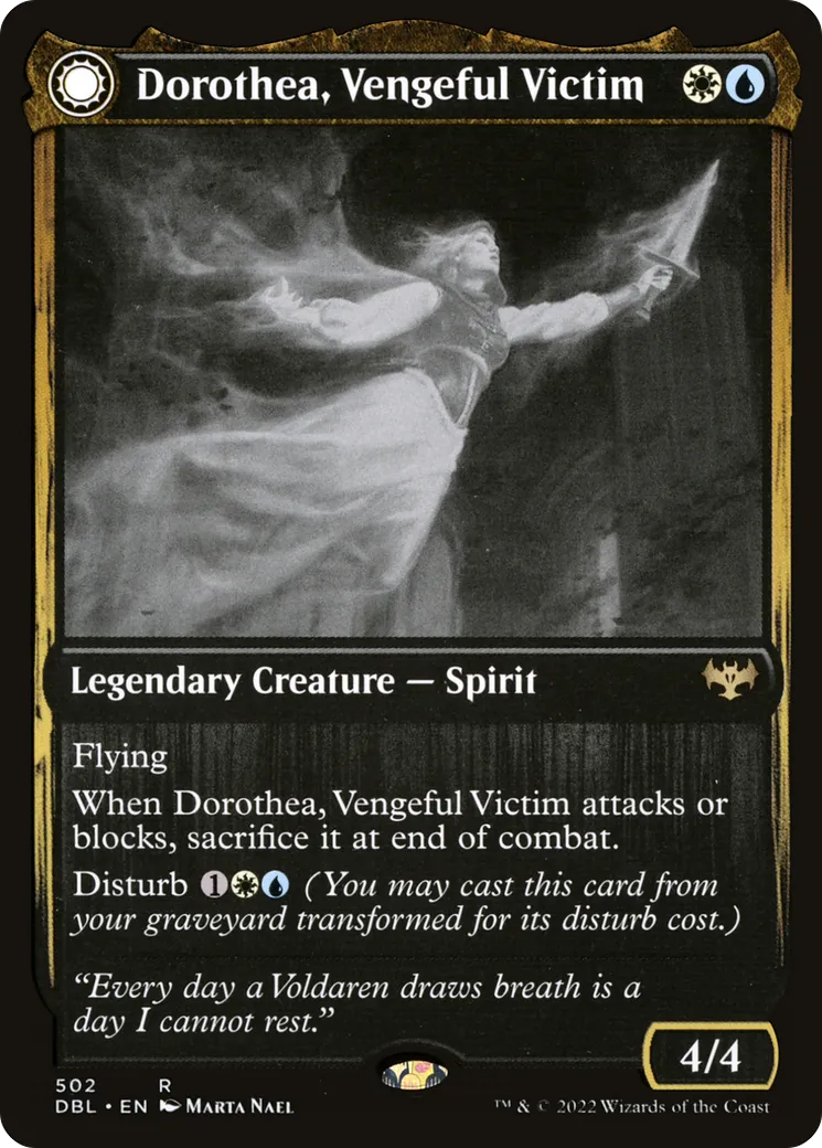 Dorothéa, victime vengeresse // Châtiment de Dorothéa — Innistrad: Double Feature — Magic: The Gathering