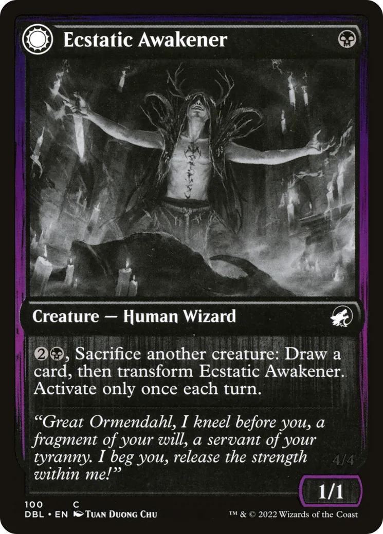 Éveilleur extatique // Démon éveillé — Innistrad: Double Feature — Magic: The Gathering
