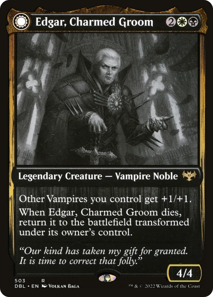 Edgar, marié enchanté // Cercueil d'Edgar Markov — Innistrad: Double Feature — Magic: The Gathering