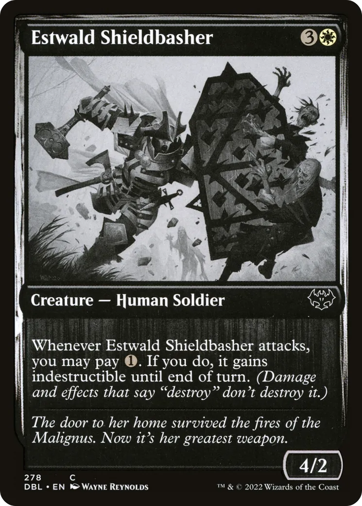 Estwald Shieldbasher — Innistrad: Double Feature — Magic: The Gathering