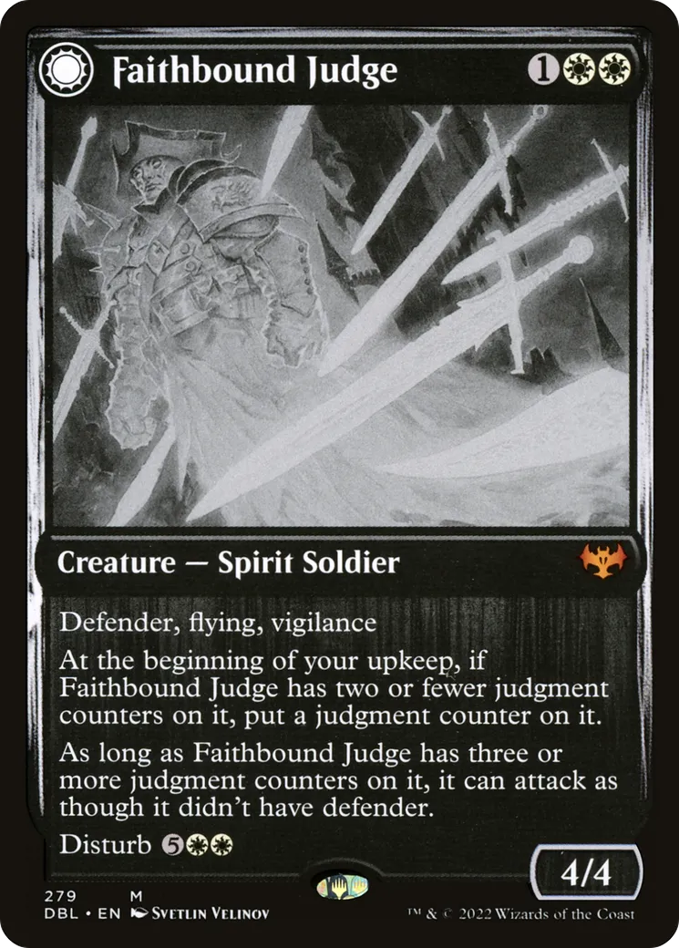 Faithbound Judge // Sinner's Judgment — Innistrad: Double Feature — Magic: The Gathering