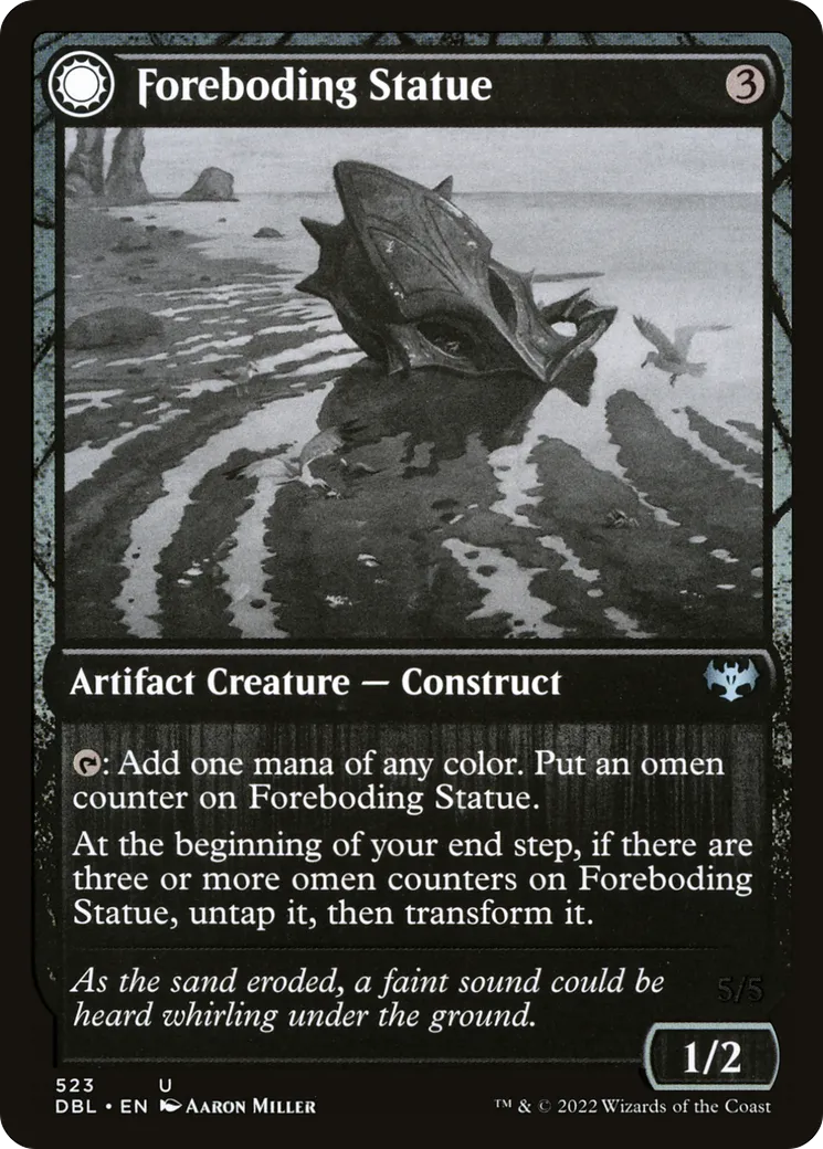 Foreboding Statue // Forsaken Thresher — Innistrad: Double Feature — Magic: The Gathering