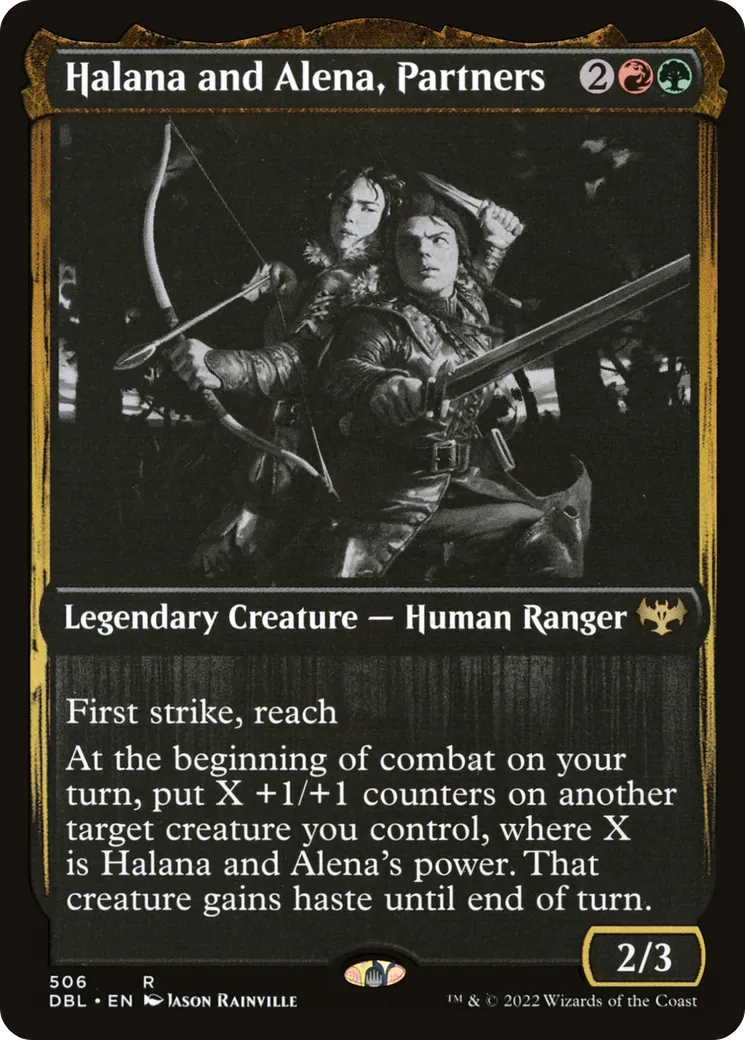 Halana and Alena, Partners — Innistrad: Double Feature — Magic: The Gathering