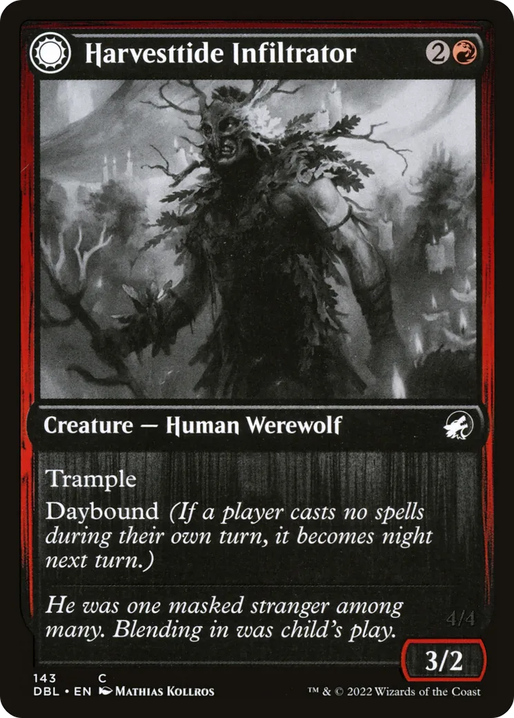 Infiltrateur de la Fête des moissons // Assaillant de la Fête des moissons — Innistrad: Double Feature — Magic: The Gathering