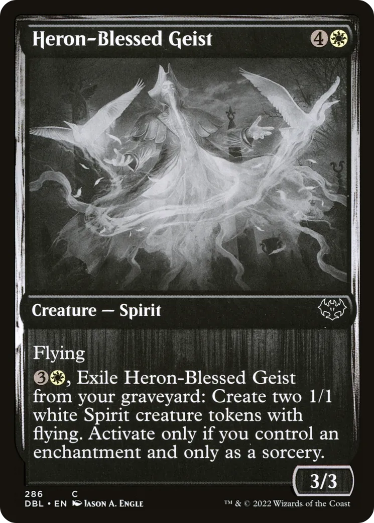 Heron-Blessed Geist — Innistrad: Double Feature — Magic: The Gathering