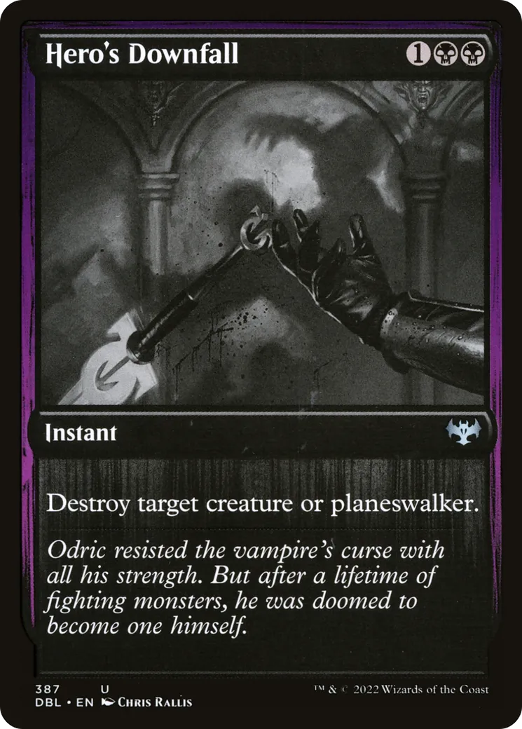 Hero's Downfall — Innistrad: Double Feature — Magic: The Gathering