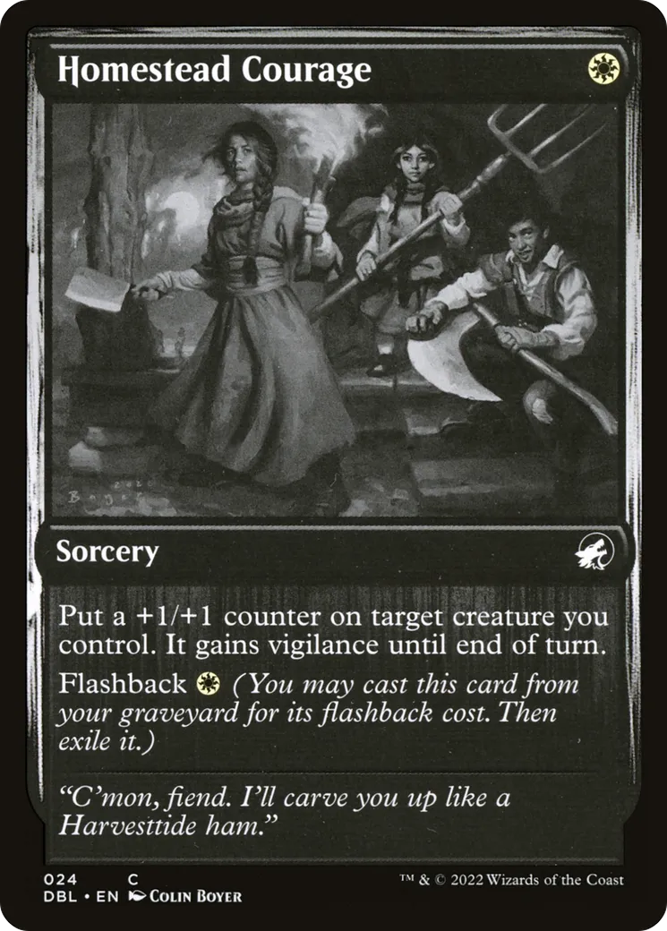 Homestead Courage — Innistrad: Double Feature — Magic: The Gathering