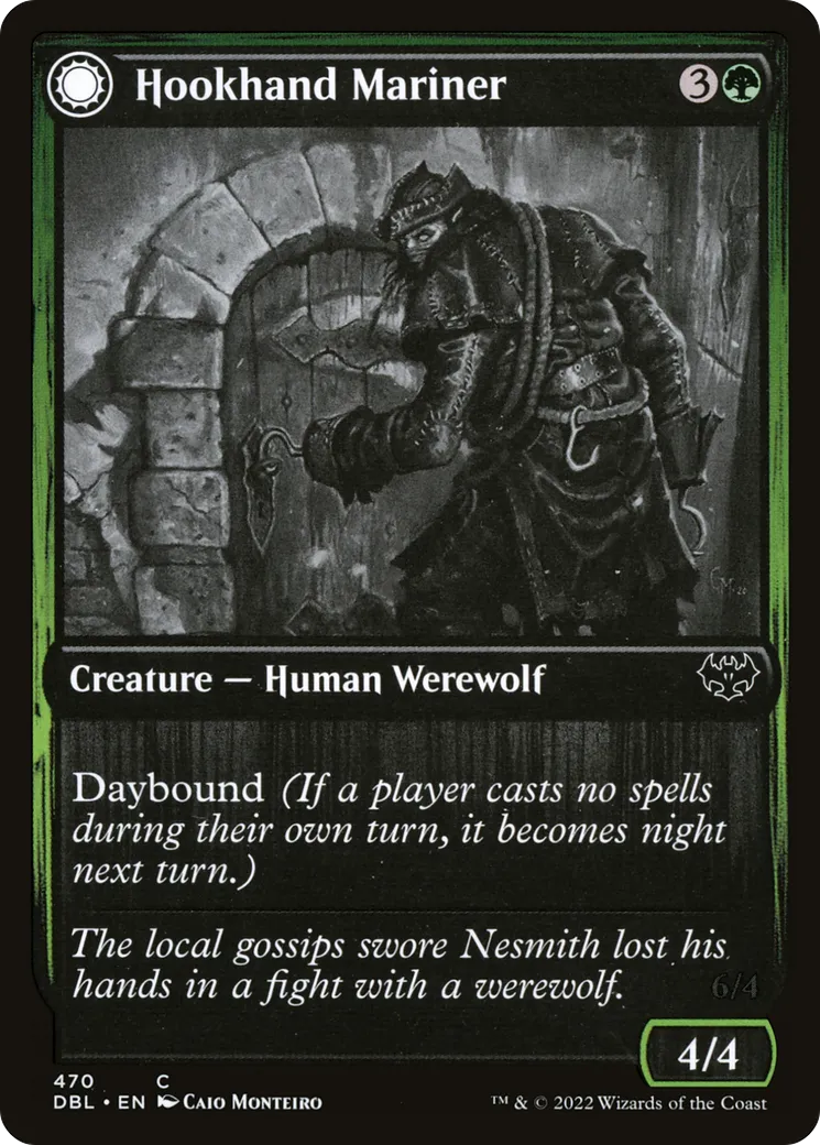 Marin aux crochets // Pillard aux crochets — Innistrad: Double Feature — Magic: The Gathering
