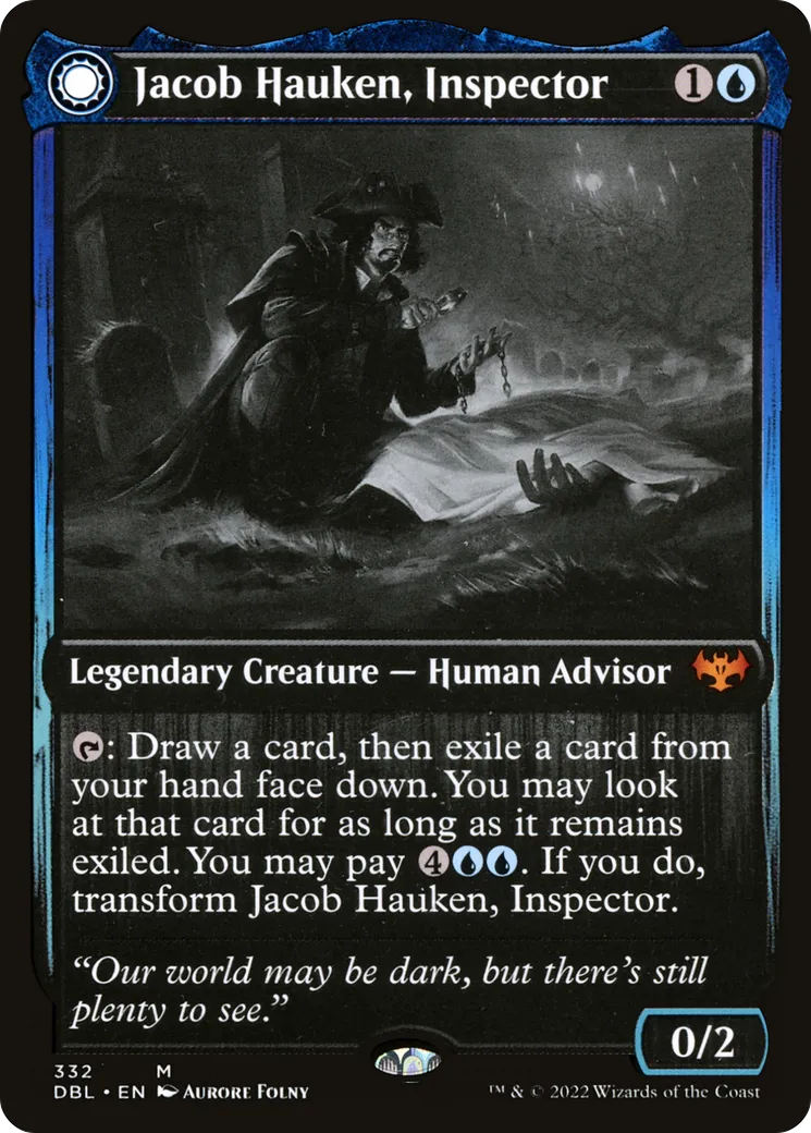Jacob Hauken, Inspector // Hauken's Insight — Innistrad: Double Feature — Magic: The Gathering