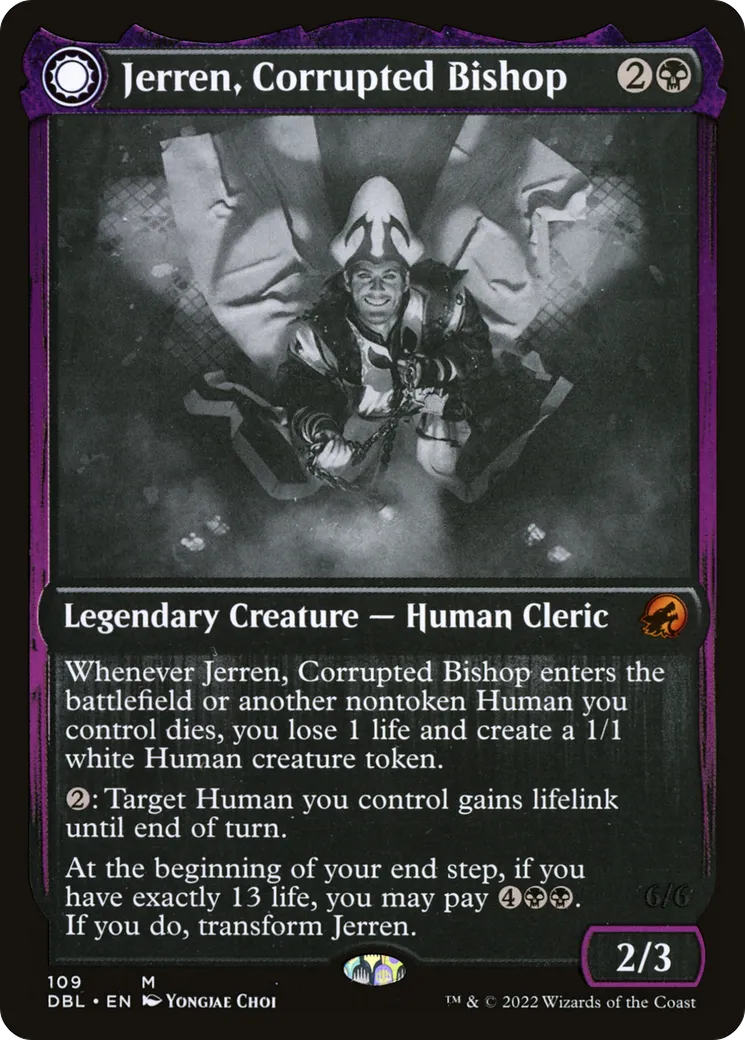 Jerren, Corrupted Bishop // Ormendahl, the Corrupter — Innistrad: Double Feature — Magic: The Gathering