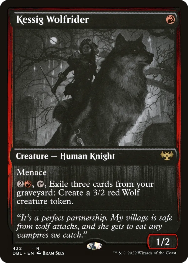 Kessig Wolfrider — Innistrad: Double Feature — Magic: The Gathering