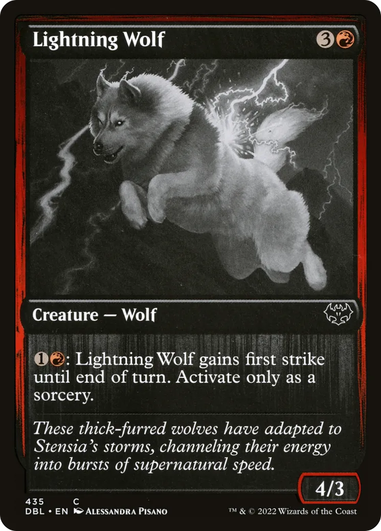 Lightning Wolf — Innistrad: Double Feature — Magic: The Gathering