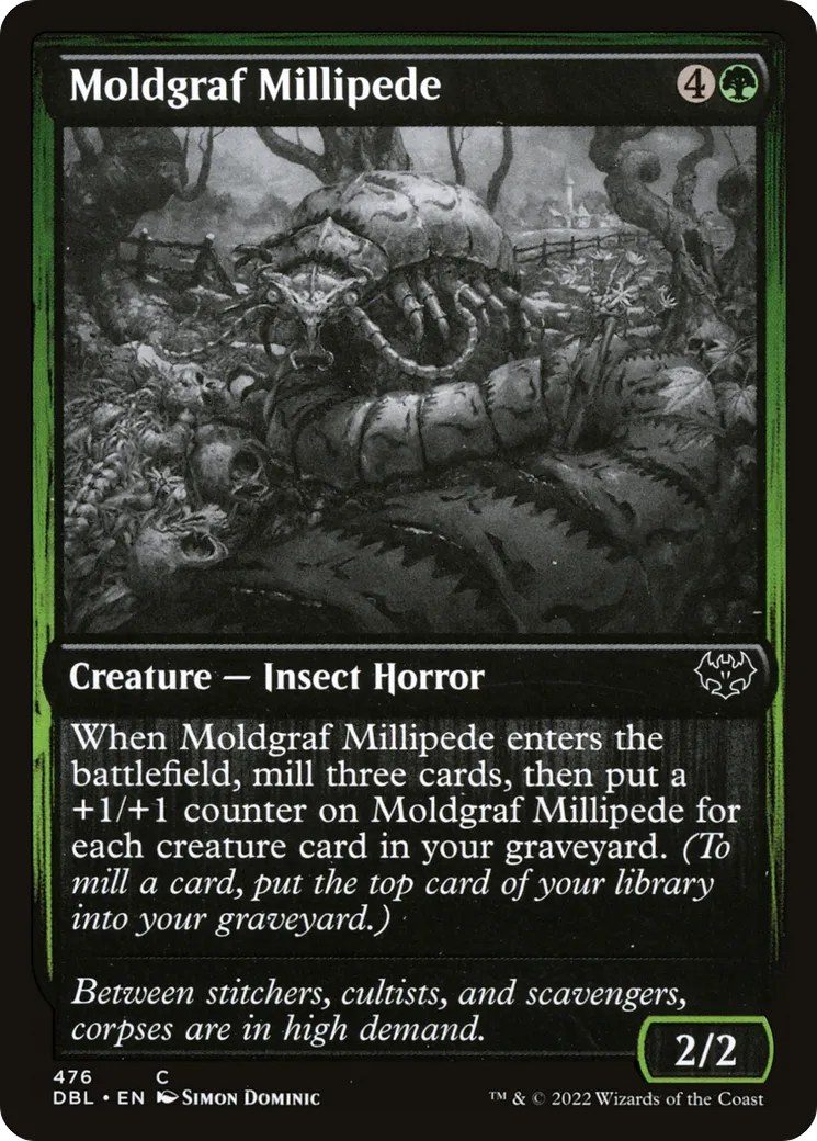 Moldgraf Millipede — Innistrad: Double Feature — Magic: The Gathering
