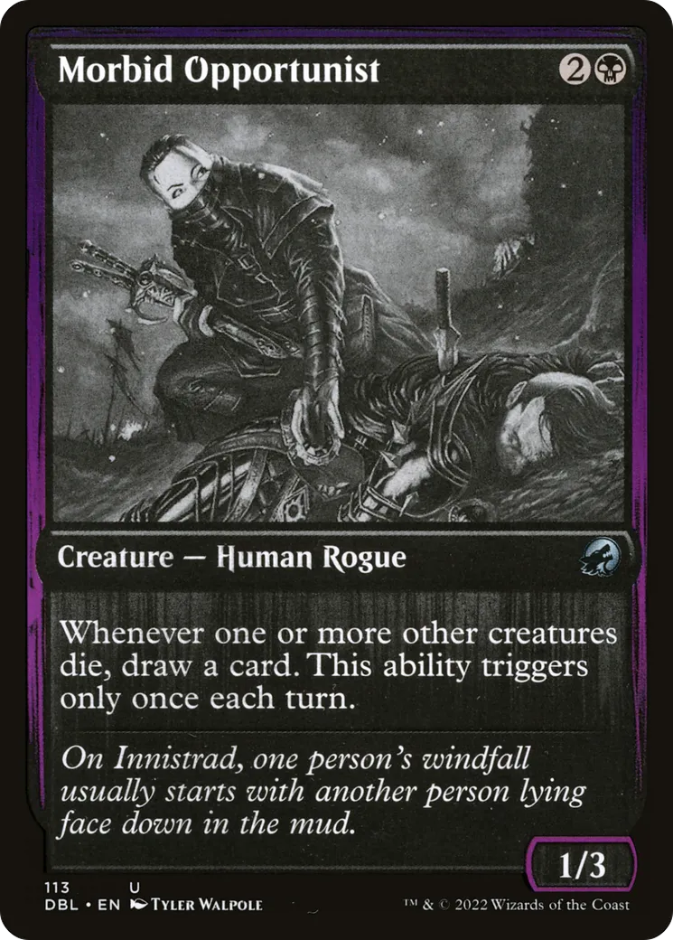 Morbid Opportunist — Innistrad: Double Feature — Magic: The Gathering