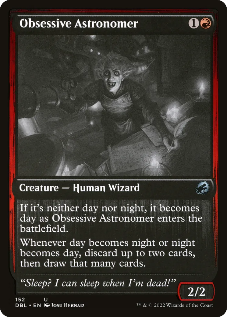 Obsessive Astronomer — Innistrad: Double Feature — Magic: The Gathering