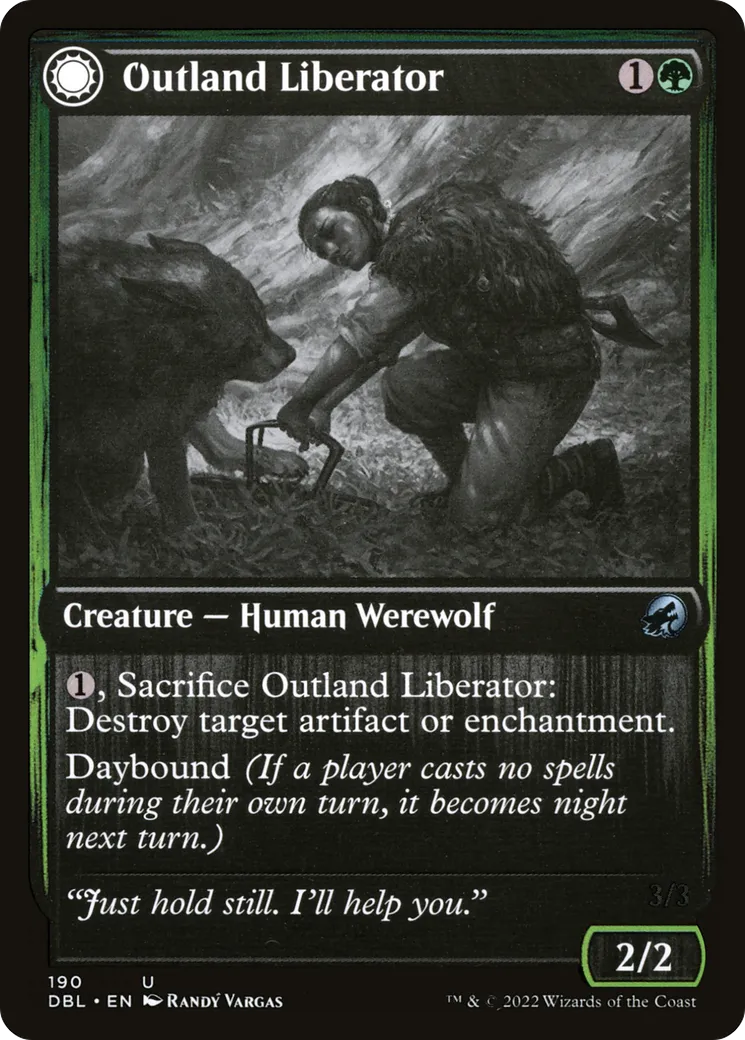 Outland Liberator // Frenzied Trapbreaker — Innistrad: Double Feature — Magic: The Gathering