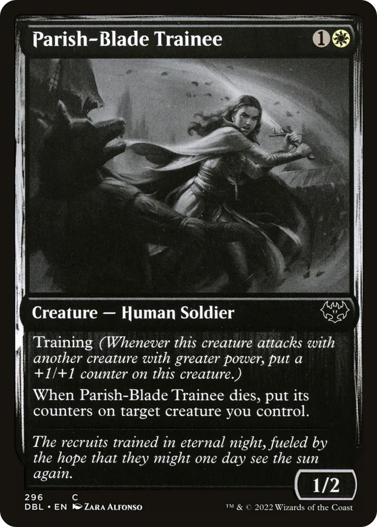 Parish-Blade Trainee — Innistrad: Double Feature — Magic: The Gathering