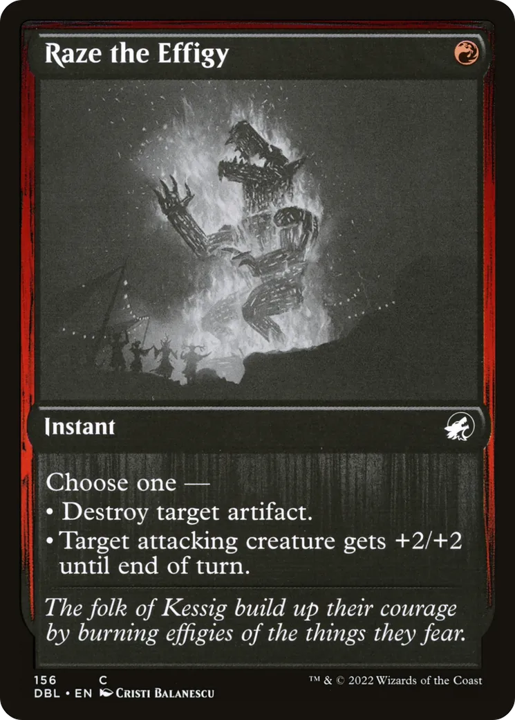 Raze the Effigy — Innistrad: Double Feature — Magic: The Gathering