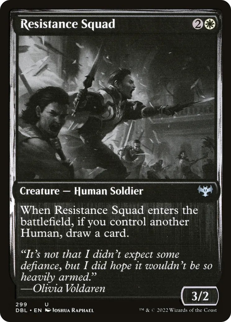 Escouade de la résistance — Innistrad: Double Feature — Magic: The Gathering