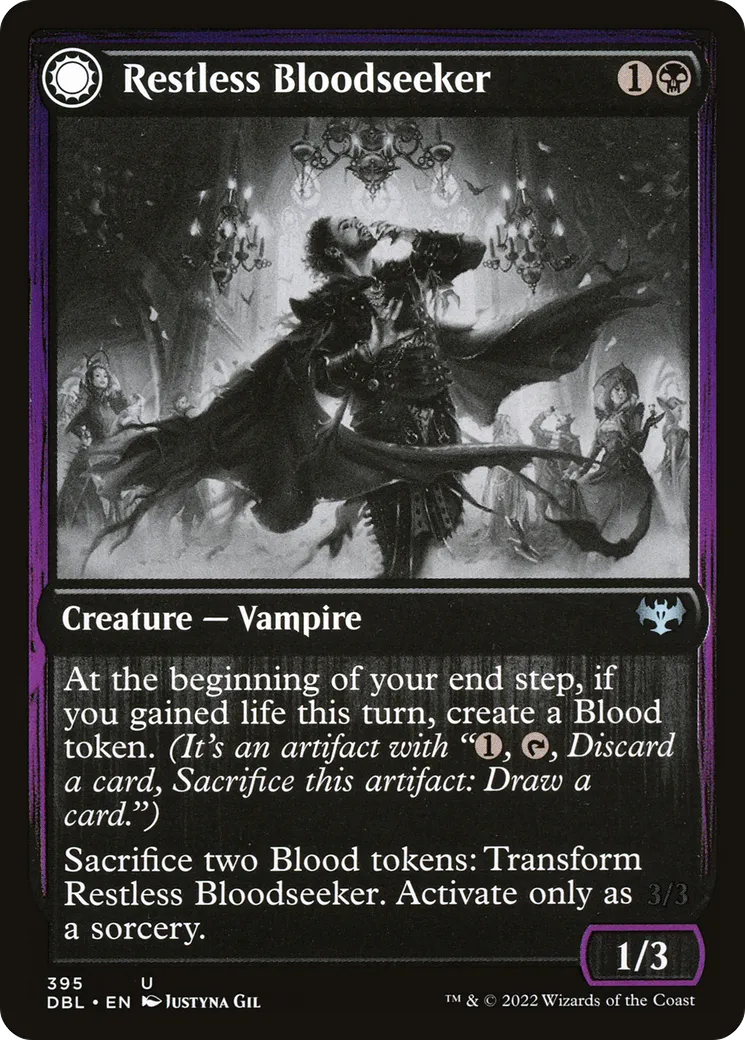 Restless Bloodseeker // Bloodsoaked Reveler — Innistrad: Double Feature — Magic: The Gathering