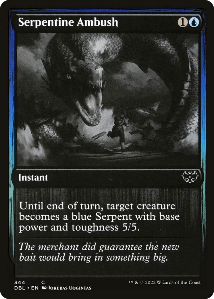 Serpentine Ambush — Innistrad: Double Feature — Magic: The Gathering
