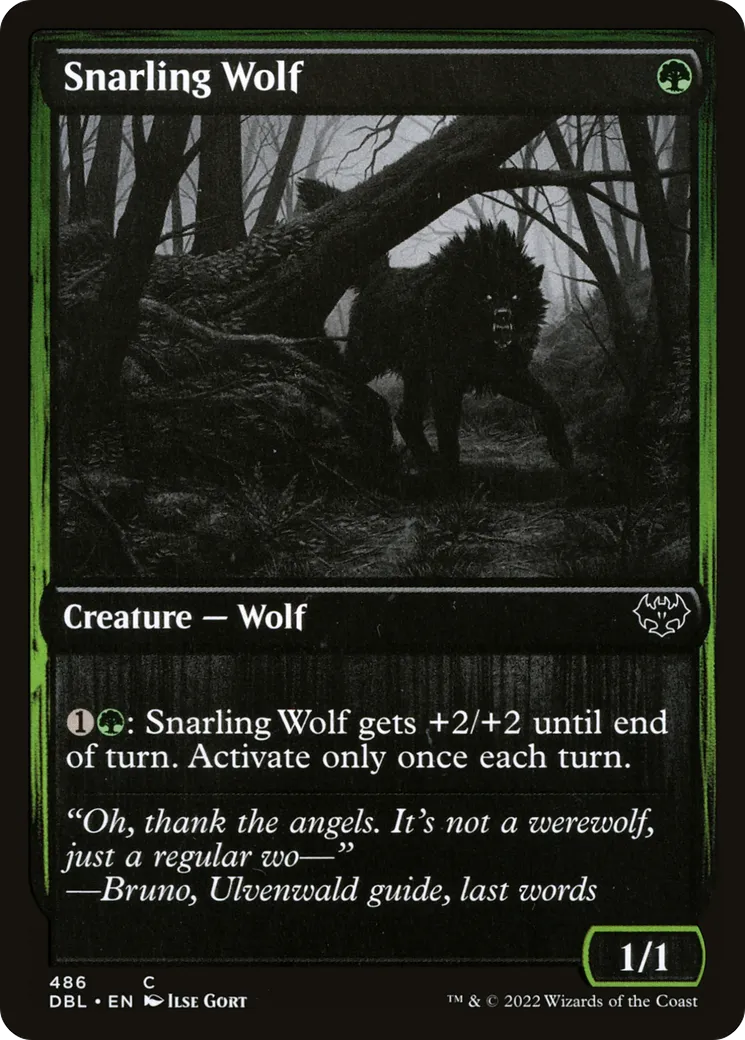 Loup menaçant — Innistrad: Double Feature — Magic: The Gathering