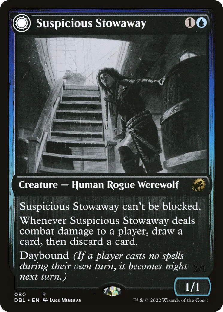 Clandestine suspecte // Loup-garou de mer — Innistrad: Double Feature — Magic: The Gathering