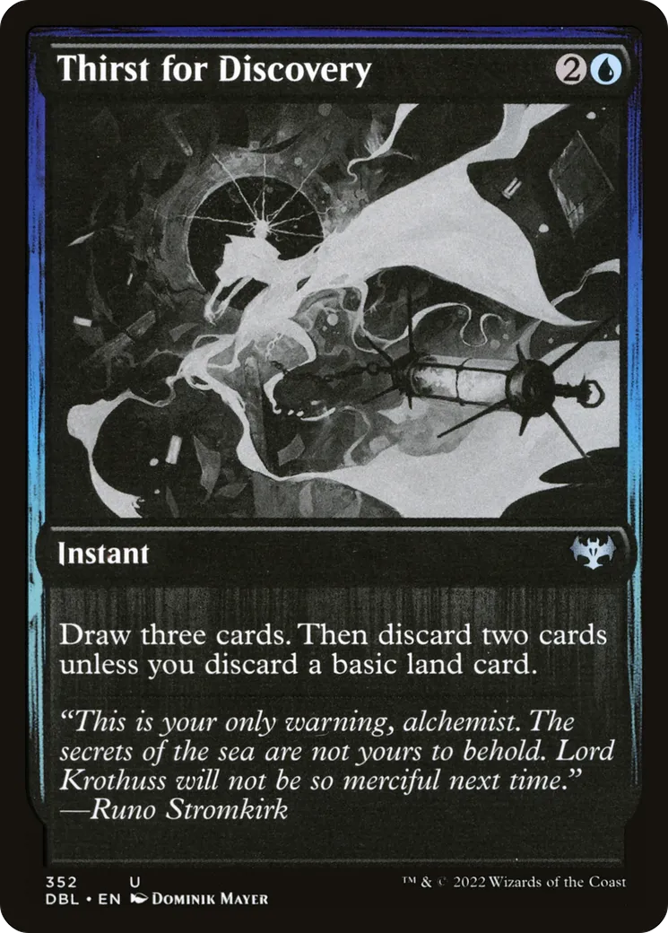 Thirst for Discovery — Innistrad: Double Feature — Magic: The Gathering