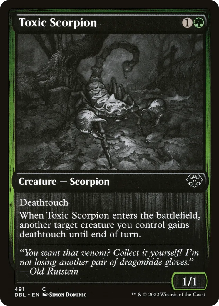 Scorpion toxique — Innistrad: Double Feature — Magic: The Gathering