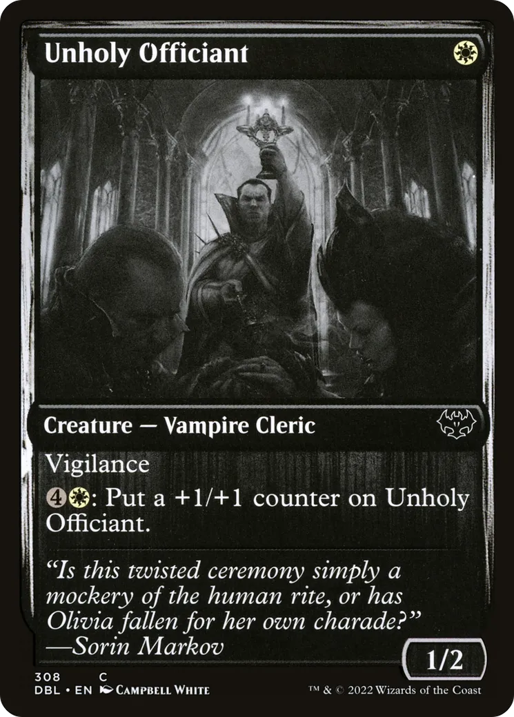 Célébrant impie — Innistrad: Double Feature — Magic: The Gathering