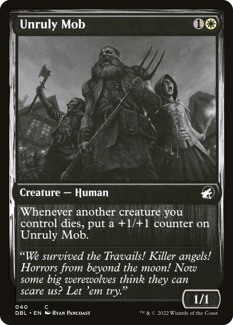 Unruly Mob — Innistrad: Double Feature — Magic: The Gathering