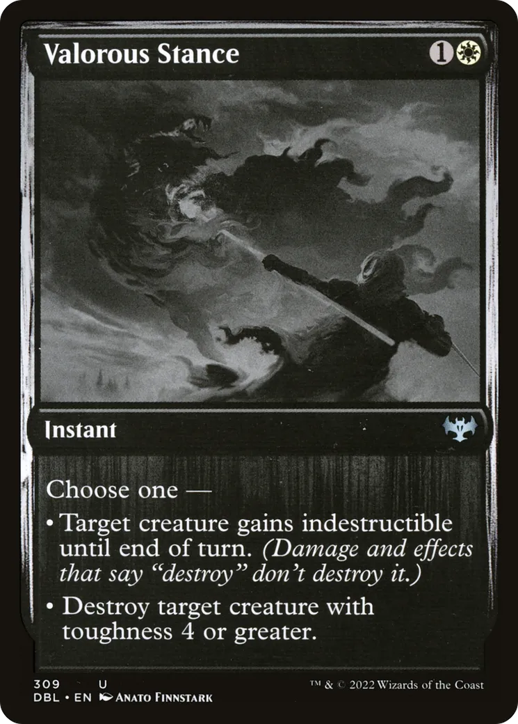 Posture valeureuse — Innistrad: Double Feature — Magic: The Gathering