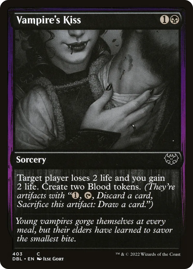 Vampire's Kiss — Innistrad: Double Feature — Magic: The Gathering