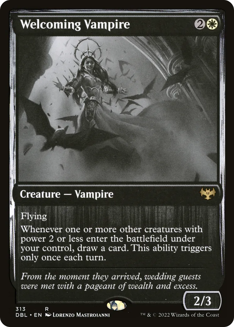 Welcoming Vampire — Innistrad: Double Feature — Magic: The Gathering