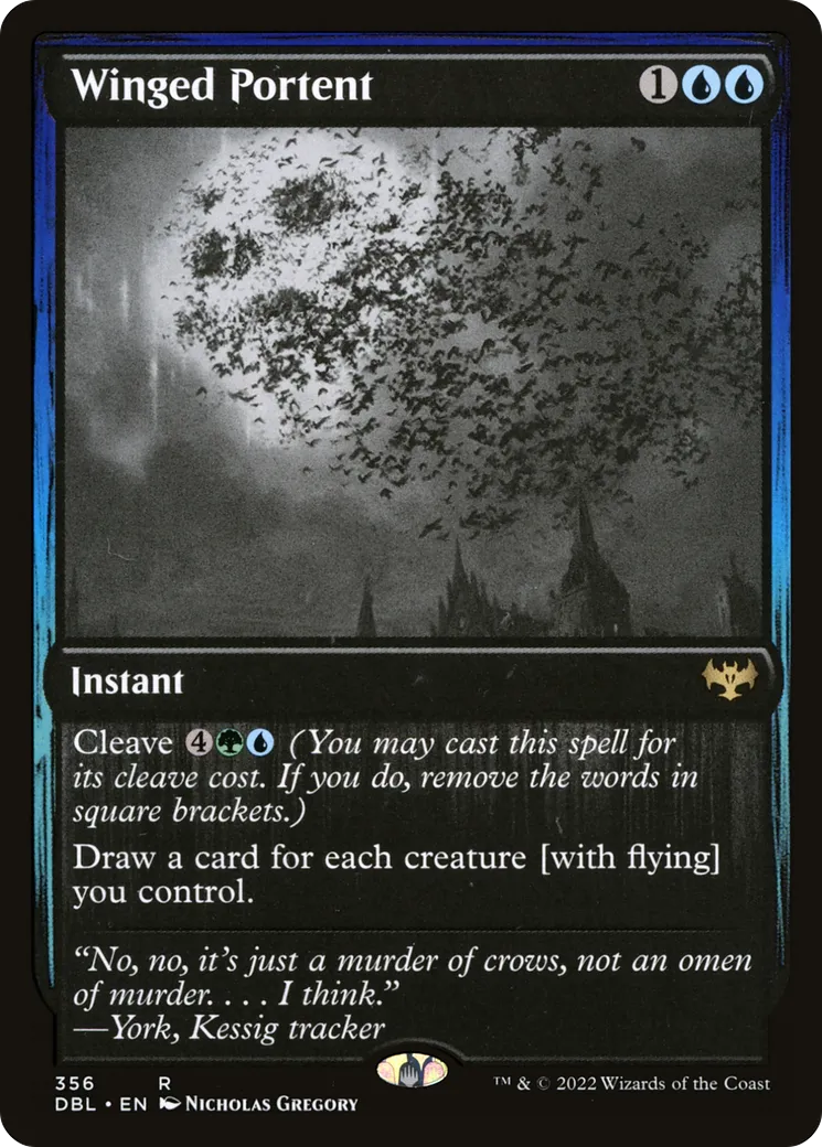 Winged Portent — Innistrad: Double Feature — Magic: The Gathering