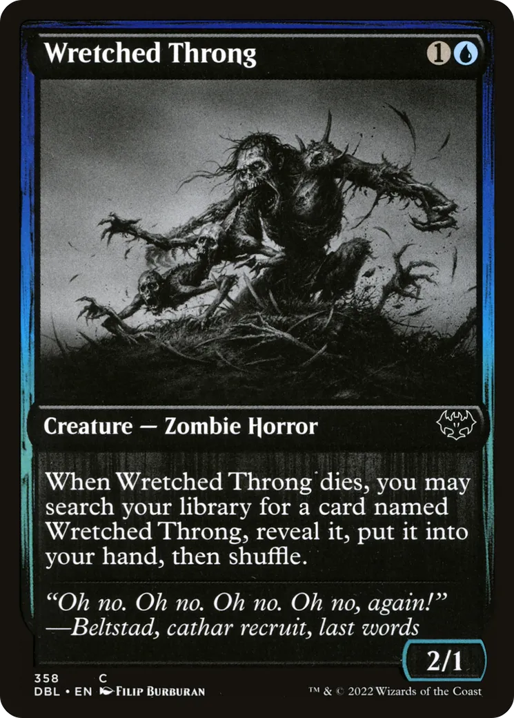 Wretched Throng — Innistrad: Double Feature — Magic: The Gathering