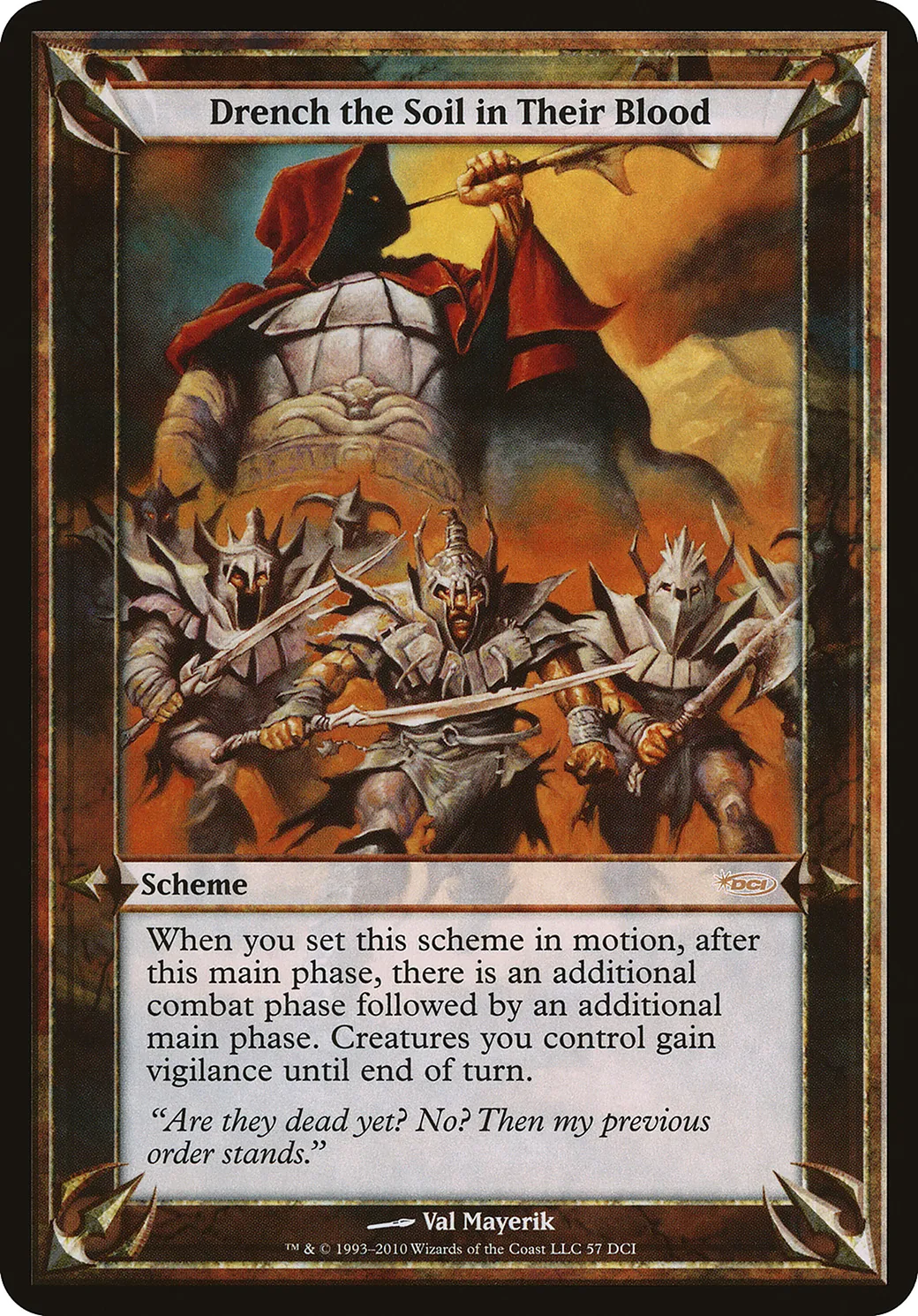Drench the Soil in Their Blood — DCI Promos — Magic: The Gathering