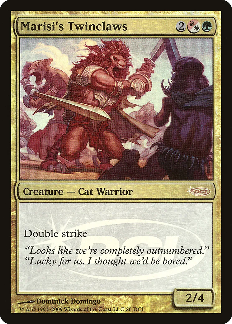 Marisi's Twinclaws — DCI Promos — Magic: The Gathering