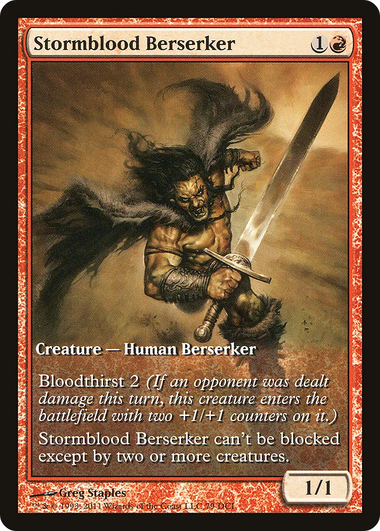 Stormblood Berserker — DCI Promos — Magic: The Gathering